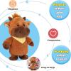 image:imageHopearl Talking Singing Cow with Red Bib Repeats What You Say Walking Dairy Cattle Electric Interactive Animated Toy Speaking Plush Buddy Gifts for Toddlers 9Highland Cow