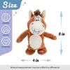 image:imageHopearl Talking Singing Cow with Red Bib Repeats What You Say Walking Dairy Cattle Electric Interactive Animated Toy Speaking Plush Buddy Gifts for Toddlers 9Donkey