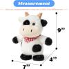image:imageHopearl Talking Singing Cow with Red Bib Repeats What You Say Walking Dairy Cattle Electric Interactive Animated Toy Speaking Plush Buddy Gifts for Toddlers 9Cow with Bib