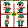 image:imageHopearl Talking Singing Cow with Red Bib Repeats What You Say Walking Dairy Cattle Electric Interactive Animated Toy Speaking Plush Buddy Gifts for Toddlers 9Elf
