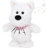 image:imageHopearl Talking Singing Cow with Red Bib Repeats What You Say Walking Dairy Cattle Electric Interactive Animated Toy Speaking Plush Buddy Gifts for Toddlers 9Westie