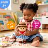 image:imageHopearl Talking Singing Cowgirl Repeats What You Say Girl Walking Doll Electric Interactive Animated Toy Speaking Plush Buddy Gifts for Toddlers 8Black Cowgirl