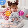 image:imageHopearl Talking Singing Cowgirl Repeats What You Say Girl Walking Doll Electric Interactive Animated Toy Speaking Plush Buddy Gifts for Toddlers 8Gray Bunny