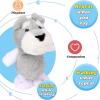 image:imageHopearl Talking Singing Cowgirl Repeats What You Say Girl Walking Doll Electric Interactive Animated Toy Speaking Plush Buddy Gifts for Toddlers 8Schnauzer
