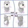 image:imageHopearl Talking Singing Cowgirl Repeats What You Say Girl Walking Doll Electric Interactive Animated Toy Speaking Plush Buddy Gifts for Toddlers 8Schnauzer