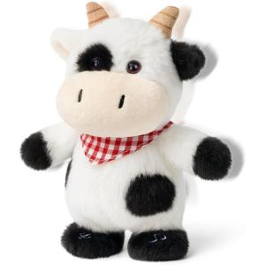 image:imageHopearl Talking Singing Cowgirl Repeats What You Say Girl Walking Doll Electric Interactive Animated Toy Speaking Plush Buddy Gifts for Toddlers 8Cow with Bib