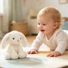image:imageHopearl Adorable Mouse Plush Toy Floppy Ultra Rat Haggable Soft Stuffed Animal Holiday Birthday Gift for for Boys Girls Kids Toddlers Gray 9White Bunny