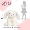 image:imageHopearl Adorable Mouse Plush Toy Floppy Ultra Rat Haggable Soft Stuffed Animal Holiday Birthday Gift for for Boys Girls Kids Toddlers Gray 9White Bunny