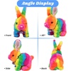 image:imageHopearl Walking Teddy Dog Interactive Electronic Pet Plush Toy Puppy Woof and Moving Animated Nodding Head Gifts for Toddlers Birthday Brown 7Bell BunnyRainbow
