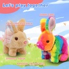 image:imageHopearl Walking Teddy Dog Interactive Electronic Pet Plush Toy Puppy Woof and Moving Animated Nodding Head Gifts for Toddlers Birthday Brown 7Bell BunnyRainbow