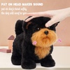 image:imageHopearl Walking Teddy Dog Interactive Electronic Pet Plush Toy Puppy Woof and Moving Animated Nodding Head Gifts for Toddlers Birthday Brown 7Black Schnauzer