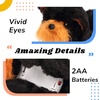image:imageHopearl Walking Teddy Dog Interactive Electronic Pet Plush Toy Puppy Woof and Moving Animated Nodding Head Gifts for Toddlers Birthday Brown 7Black Schnauzer