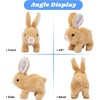 image:imageHopearl Walking Teddy Dog Interactive Electronic Pet Plush Toy Puppy Woof and Moving Animated Nodding Head Gifts for Toddlers Birthday Brown 7BunnyBrown