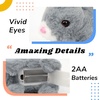image:imageHopearl Walking Teddy Dog Interactive Electronic Pet Plush Toy Puppy Woof and Moving Animated Nodding Head Gifts for Toddlers Birthday Brown 7BunnyGray