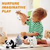 image:imageHopearl Walking Teddy Dog Interactive Electronic Pet Plush Toy Puppy Woof and Moving Animated Nodding Head Gifts for Toddlers Birthday Brown 7BunnyGray