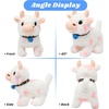 image:imageHopearl Walking Teddy Dog Interactive Electronic Pet Plush Toy Puppy Woof and Moving Animated Nodding Head Gifts for Toddlers Birthday Brown 7CowPink