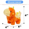image:imageHopearl Walking Teddy Dog Interactive Electronic Pet Plush Toy Puppy Woof and Moving Animated Nodding Head Gifts for Toddlers Birthday Brown 7Dinosaur