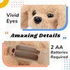 image:imageHopearl Walking Teddy Dog Interactive Electronic Pet Plush Toy Puppy Woof and Moving Animated Nodding Head Gifts for Toddlers Birthday Brown 7DogBrown