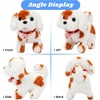 image:imageHopearl Walking Teddy Dog Interactive Electronic Pet Plush Toy Puppy Woof and Moving Animated Nodding Head Gifts for Toddlers Birthday Brown 7DogBrown Point