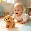 image:imageHopearl Walking Teddy Dog Interactive Electronic Pet Plush Toy Puppy Woof and Moving Animated Nodding Head Gifts for Toddlers Birthday Brown 7DogDark Brown