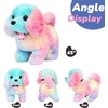 image:imageHopearl Walking Teddy Dog Interactive Electronic Pet Plush Toy Puppy Woof and Moving Animated Nodding Head Gifts for Toddlers Birthday Brown 7DogRainbow