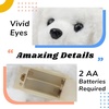 image:imageHopearl Walking Teddy Dog Interactive Electronic Pet Plush Toy Puppy Woof and Moving Animated Nodding Head Gifts for Toddlers Birthday Brown 7DogWhite
