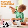 image:imageHopearl Walking Teddy Dog Interactive Electronic Pet Plush Toy Puppy Woof and Moving Animated Nodding Head Gifts for Toddlers Birthday Brown 7DogWhite