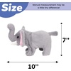 image:imageHopearl Walking Teddy Dog Interactive Electronic Pet Plush Toy Puppy Woof and Moving Animated Nodding Head Gifts for Toddlers Birthday Brown 7ElephantGray