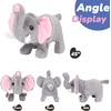 image:imageHopearl Walking Teddy Dog Interactive Electronic Pet Plush Toy Puppy Woof and Moving Animated Nodding Head Gifts for Toddlers Birthday Brown 7ElephantGray