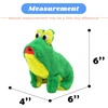 image:imageHopearl Walking Teddy Dog Interactive Electronic Pet Plush Toy Puppy Woof and Moving Animated Nodding Head Gifts for Toddlers Birthday Brown 7Frog