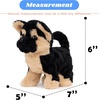 image:imageHopearl Walking Teddy Dog Interactive Electronic Pet Plush Toy Puppy Woof and Moving Animated Nodding Head Gifts for Toddlers Birthday Brown 7German Shepherd
