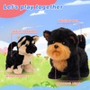 image:imageHopearl Walking Teddy Dog Interactive Electronic Pet Plush Toy Puppy Woof and Moving Animated Nodding Head Gifts for Toddlers Birthday Brown 7German Shepherd