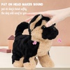 image:imageHopearl Walking Teddy Dog Interactive Electronic Pet Plush Toy Puppy Woof and Moving Animated Nodding Head Gifts for Toddlers Birthday Brown 7German Shepherd