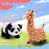 image:imageHopearl Walking Teddy Dog Interactive Electronic Pet Plush Toy Puppy Woof and Moving Animated Nodding Head Gifts for Toddlers Birthday Brown 7Giraffe