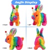 image:imageHopearl Walking Teddy Dog Interactive Electronic Pet Plush Toy Puppy Woof and Moving Animated Nodding Head Gifts for Toddlers Birthday Brown 7Hat BunnyRainbow