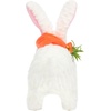 image:imageHopearl Walking Teddy Dog Interactive Electronic Pet Plush Toy Puppy Woof and Moving Animated Nodding Head Gifts for Toddlers Birthday Brown 7LED Ears Carrot BunnyWhite