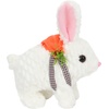image:imageHopearl Walking Teddy Dog Interactive Electronic Pet Plush Toy Puppy Woof and Moving Animated Nodding Head Gifts for Toddlers Birthday Brown 7LED Ears Carrot BunnyWhite