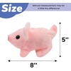 image:imageHopearl Walking Teddy Dog Interactive Electronic Pet Plush Toy Puppy Woof and Moving Animated Nodding Head Gifts for Toddlers Birthday Brown 7PigPink