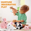 image:imageHopearl Walking Teddy Dog Interactive Electronic Pet Plush Toy Puppy Woof and Moving Animated Nodding Head Gifts for Toddlers Birthday Brown 7PigPink