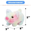 image:imageHopearl Walking Teddy Dog Interactive Electronic Pet Plush Toy Puppy Woof and Moving Animated Nodding Head Gifts for Toddlers Birthday Brown 7PigRainbow