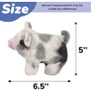 image:imageHopearl Walking Teddy Dog Interactive Electronic Pet Plush Toy Puppy Woof and Moving Animated Nodding Head Gifts for Toddlers Birthday Brown 7PigSpotted