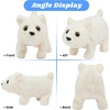 image:imageHopearl Walking Teddy Dog Interactive Electronic Pet Plush Toy Puppy Woof and Moving Animated Nodding Head Gifts for Toddlers Birthday Brown 7Polar Bear