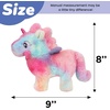 image:imageHopearl Walking Teddy Dog Interactive Electronic Pet Plush Toy Puppy Woof and Moving Animated Nodding Head Gifts for Toddlers Birthday Brown 7UnicornRainbow