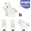 image:imageHopearl Walking Teddy Dog Interactive Electronic Pet Plush Toy Puppy Woof and Moving Animated Nodding Head Gifts for Toddlers Birthday Brown 7UnicornWhite