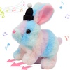 Hat Bunny-Blue Pink