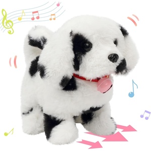 image:imageHopearl Walking Teddy Dog Interactive Electronic Pet Plush Toy Puppy Woof and Moving Animated Nodding Head Gifts for Toddlers Birthday Brown 7DogBlack Point