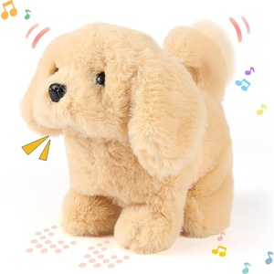 image:imageHopearl Walking Teddy Dog Interactive Electronic Pet Plush Toy Puppy Woof and Moving Animated Nodding Head Gifts for Toddlers Birthday Brown 7DogBrown