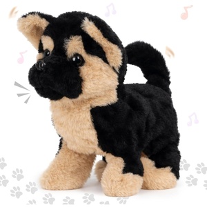 image:imageHopearl Walking Teddy Dog Interactive Electronic Pet Plush Toy Puppy Woof and Moving Animated Nodding Head Gifts for Toddlers Birthday Brown 7German Shepherd