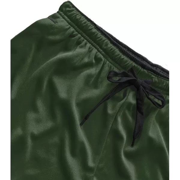 MAGNIVIT Mens Lightweight Mesh Shorts with Pockets Breathable Running Workout Gym Shorts119 Army Green