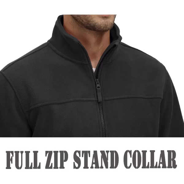 MAGNIVIT Mens Full Zip Up Jacket without Hood Tactical Jacket Windproof Light Slim Fit Causual Coat Hiking GolfBlack